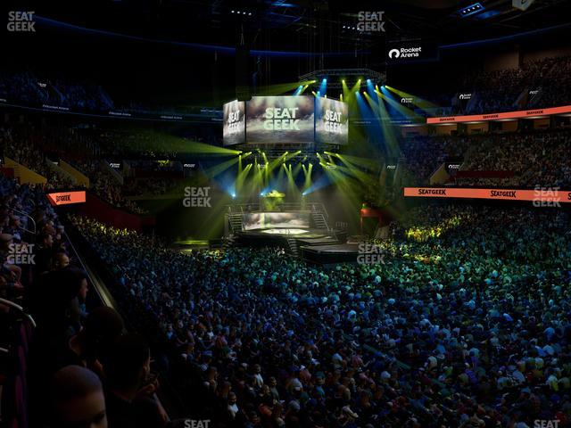 Rocket Arena - Section 105 Seat View Rocket Arena - Section 105 Seat View