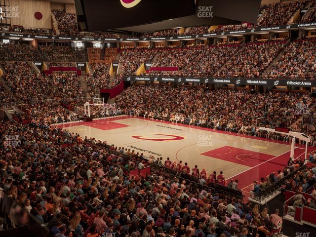 Rocket Arena - Section 105 Seat View Rocket Arena - Section 105 Seat View