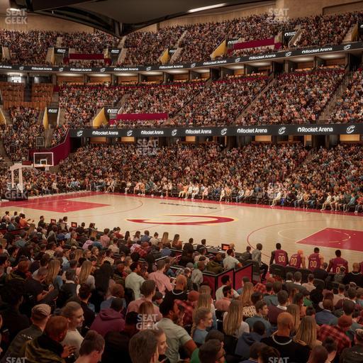 Rocket Arena - Section 106 Seat View