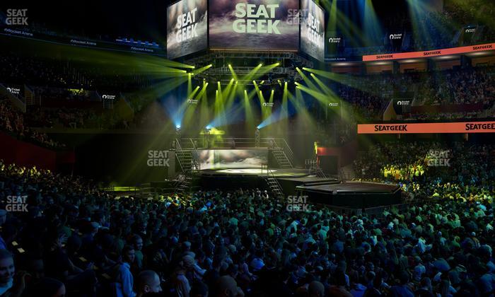 Rocket Arena - Section 107 Seat View