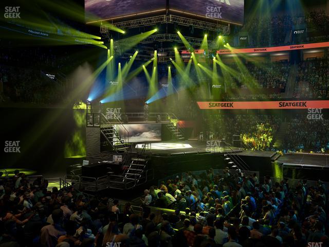 Rocket Arena - Section 109 Seat View Rocket Arena - Section 109 Seat View