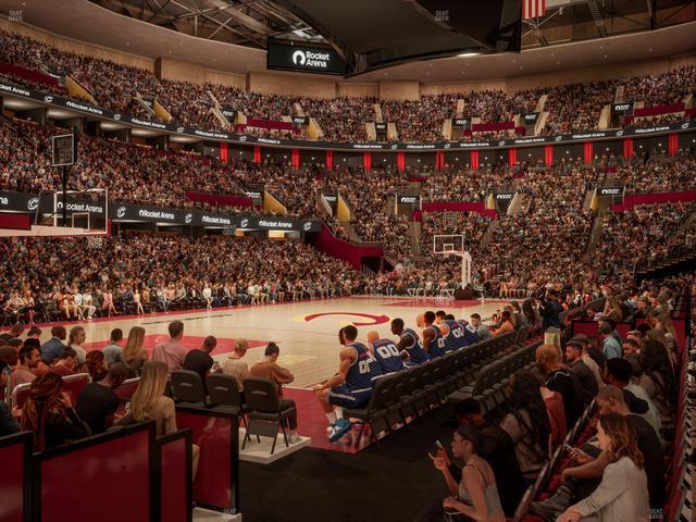 Rocket Arena - Section 110 Seat View