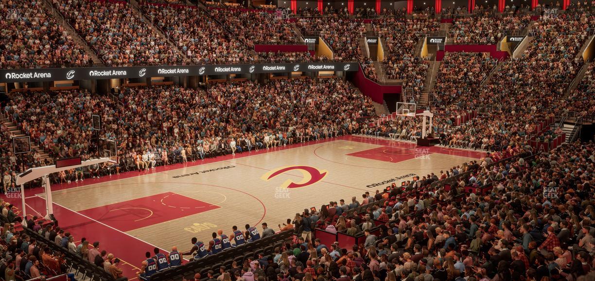 Rocket Arena - Section 110 Seat View