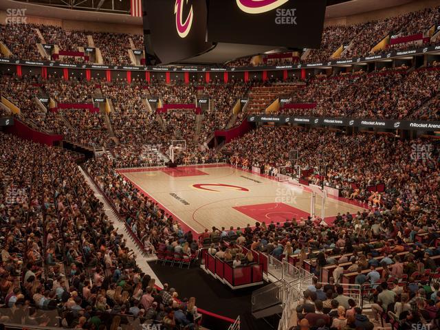 Rocket Arena - Section 116 Seat View Rocket Arena - Section 116 Seat View