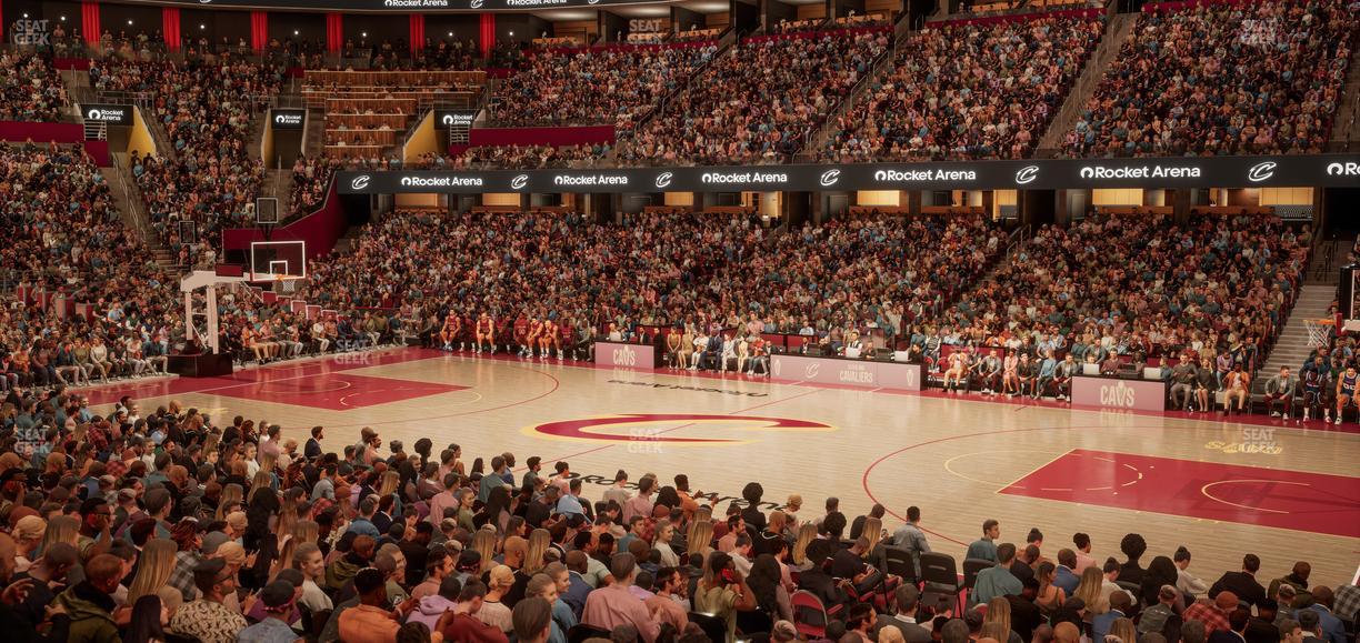 Rocket Arena - Section 119 Seat View