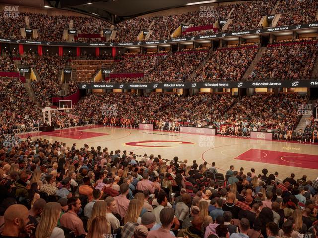 Rocket Arena - Section 119 Seat View Rocket Arena - Section 119 Seat View