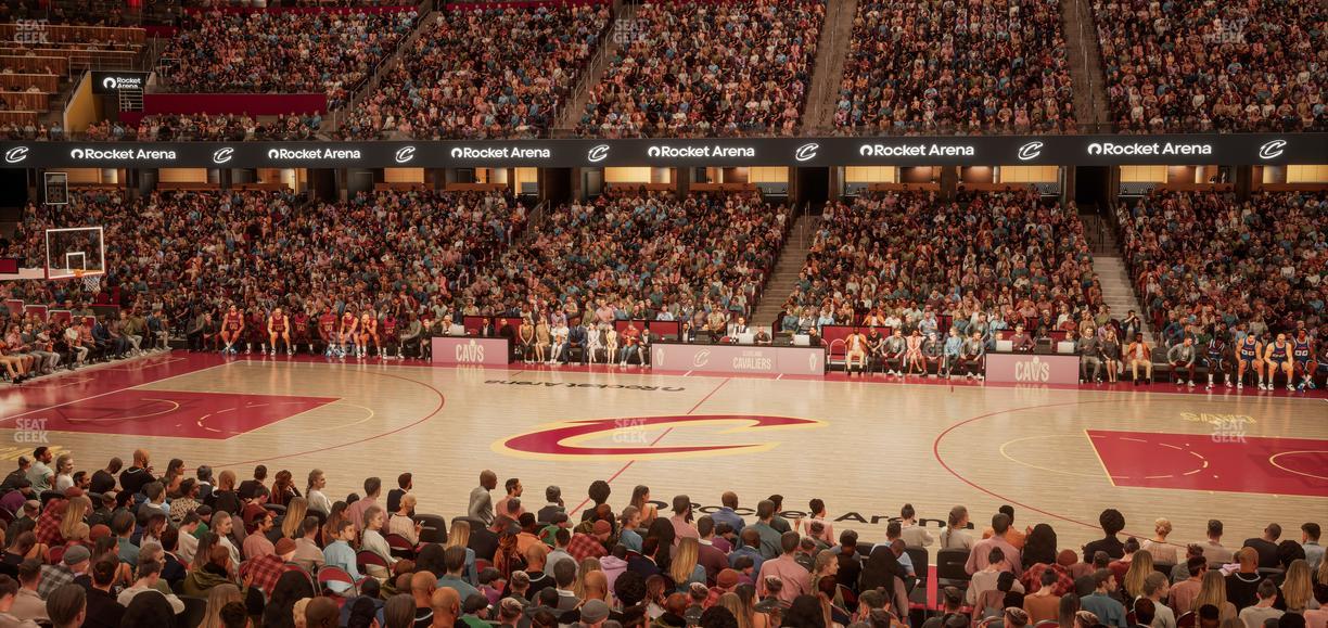 Rocket Arena - Section 120 Seat View