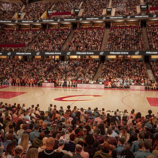 Rocket Arena - Section 120 Seat View