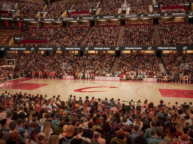 Rocket Arena - Section 120 Seat View Rocket Arena - Section 120 Seat View