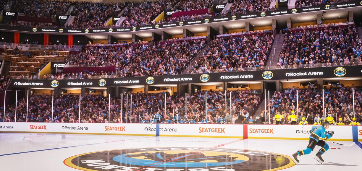 Rocket Arena - Section 120 Seat View