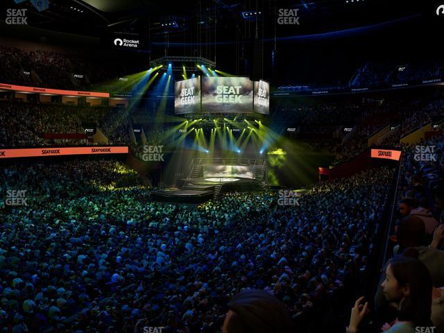 Rocket Arena - Section 123 Seat View Rocket Arena - Section 123 Seat View