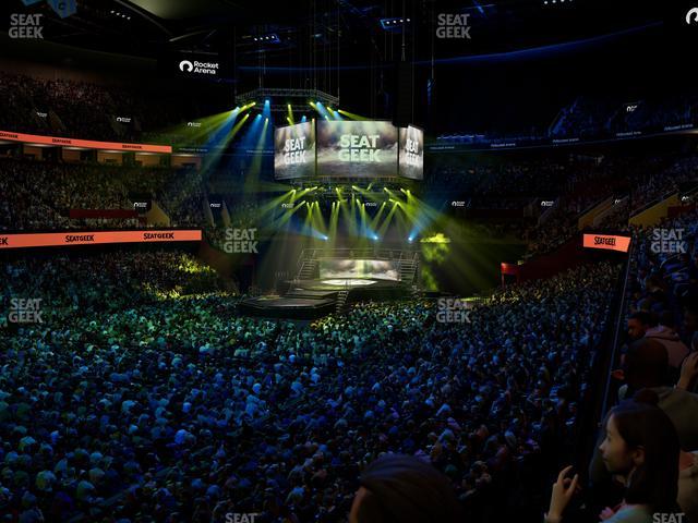 Rocket Arena - Section 123 Seat View Rocket Arena - Section 123 Seat View