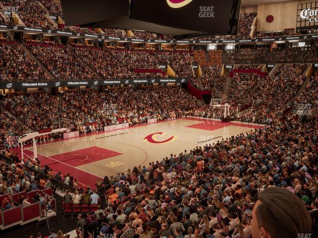 Rocket Arena - Section 123 Seat View Rocket Arena - Section 123 Seat View