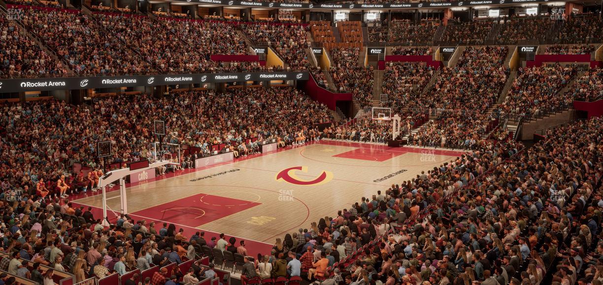 Rocket Arena - Section 124 Seat View