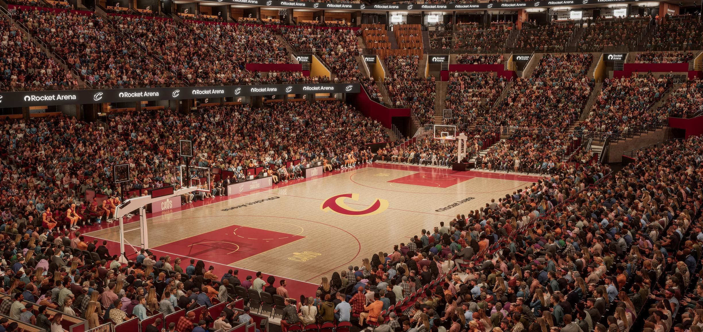 Rocket Arena - Section 124 Seat View