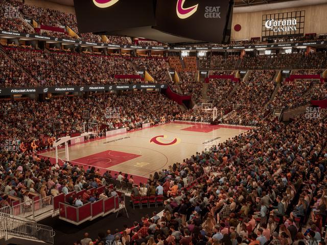 Rocket Arena - Section 124 Seat View Rocket Arena - Section 124 Seat View