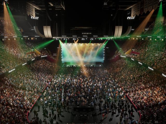Rocket Arena - Section 201 Seat View