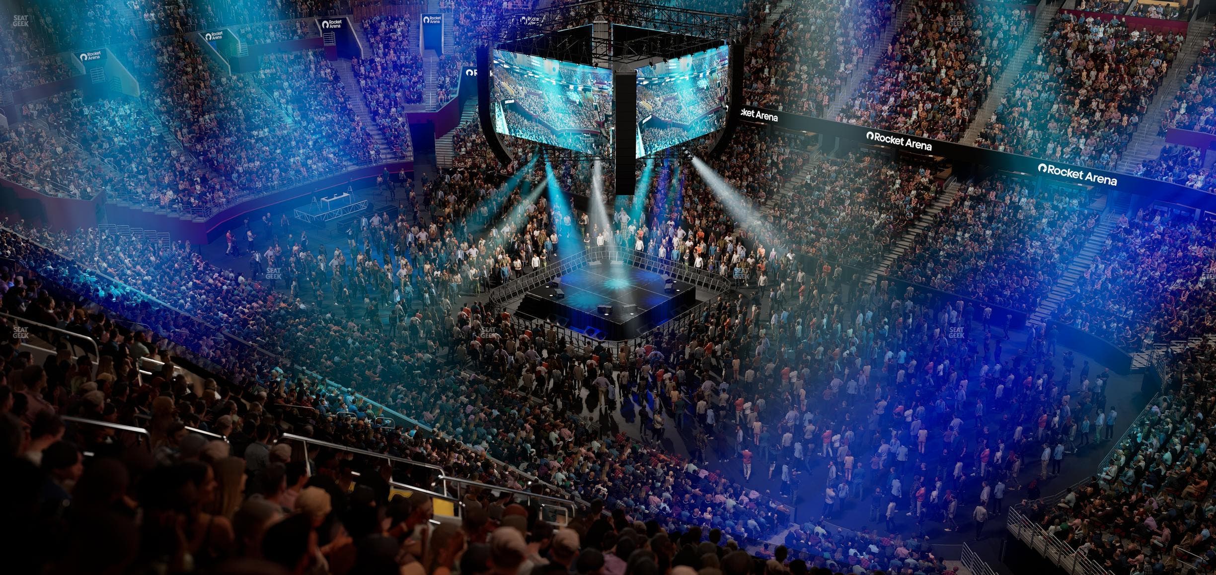 Rocket Arena - Section 206 Seat View