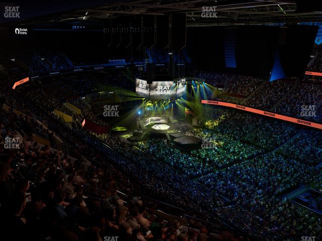 Rocket Arena - Section 206 Seat View Rocket Arena - Section 206 Seat View