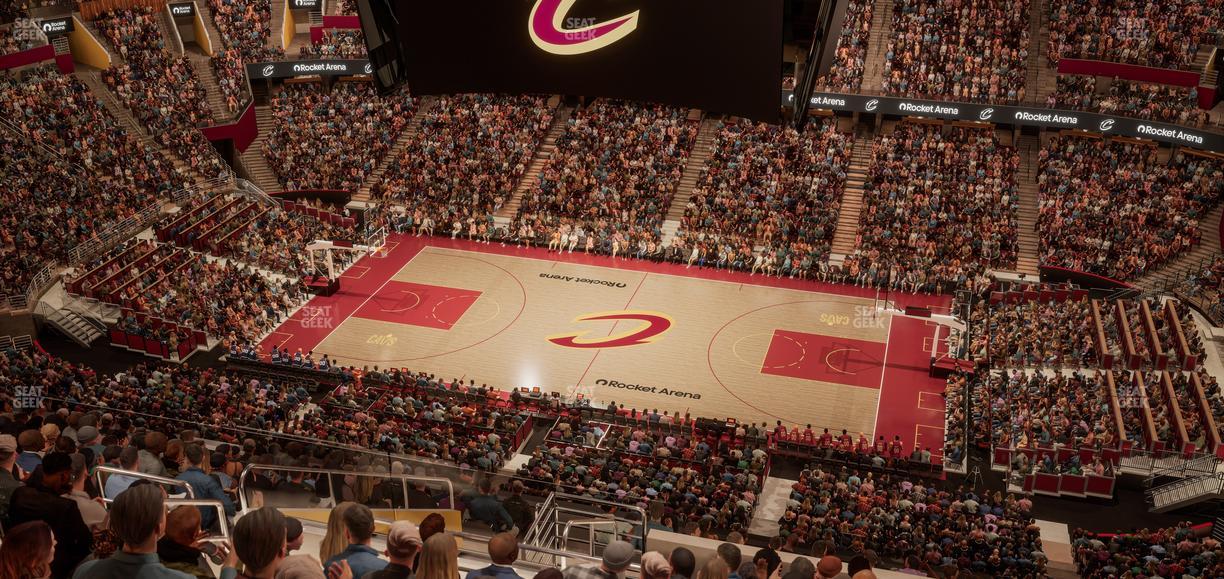 Rocket Arena - Section 208 Seat View