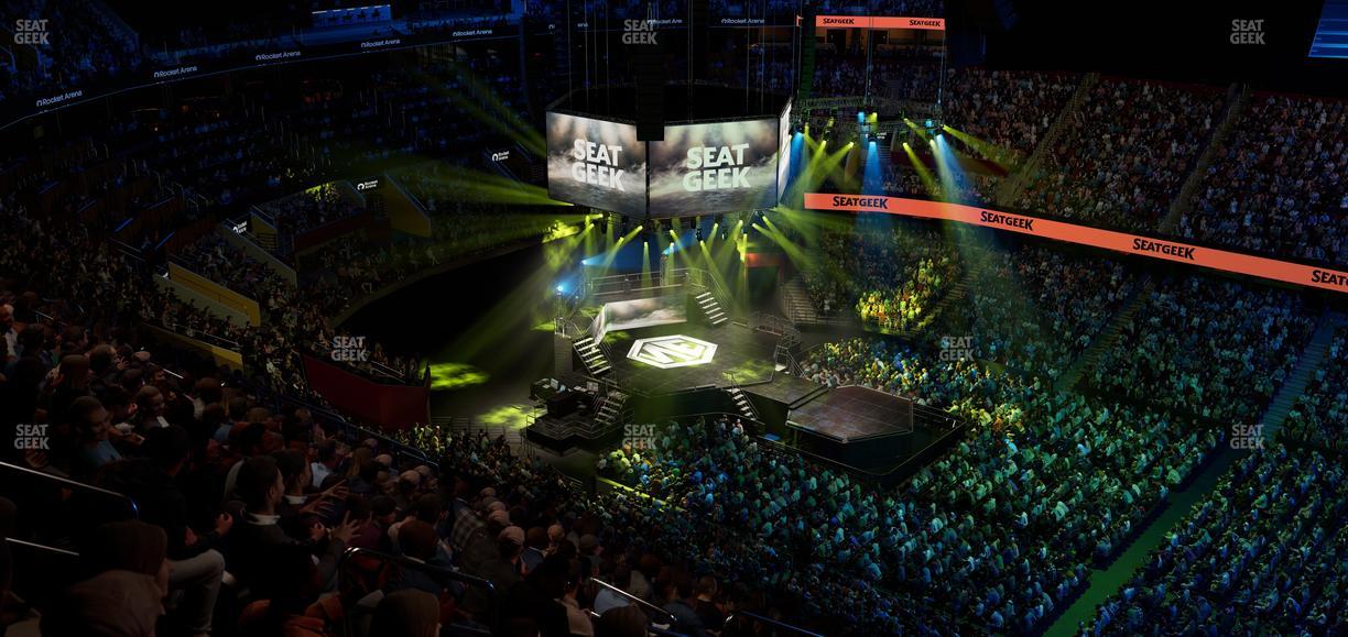 Rocket Arena - Section 208 Seat View