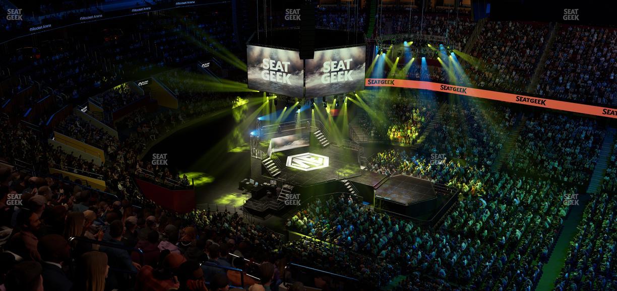 Rocket Arena - Section 209 Seat View