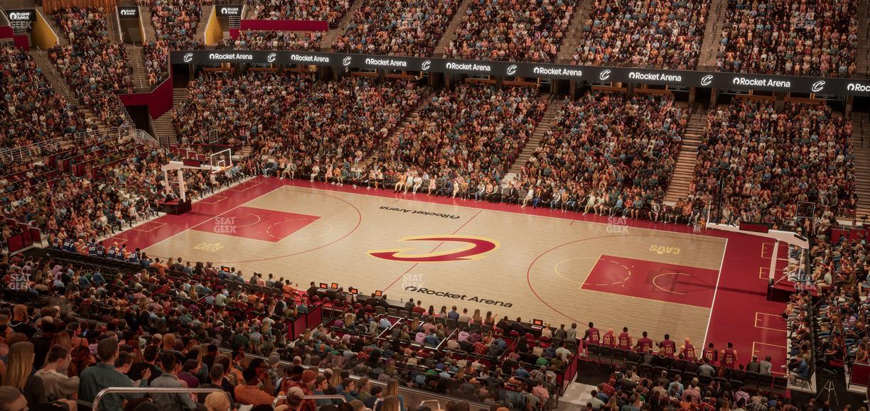 Rocket Arena - Section Club 106 Seat View