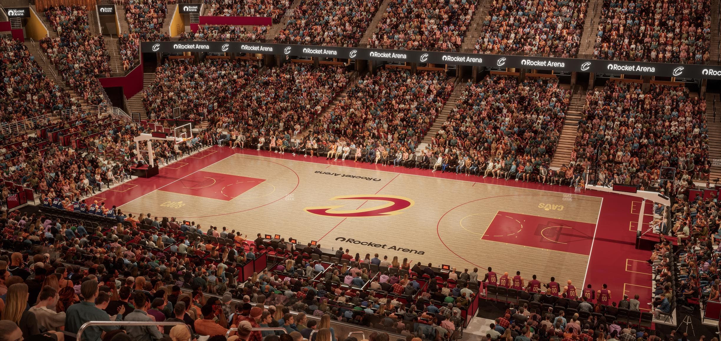 Rocket Arena - Section Club 106 Seat View