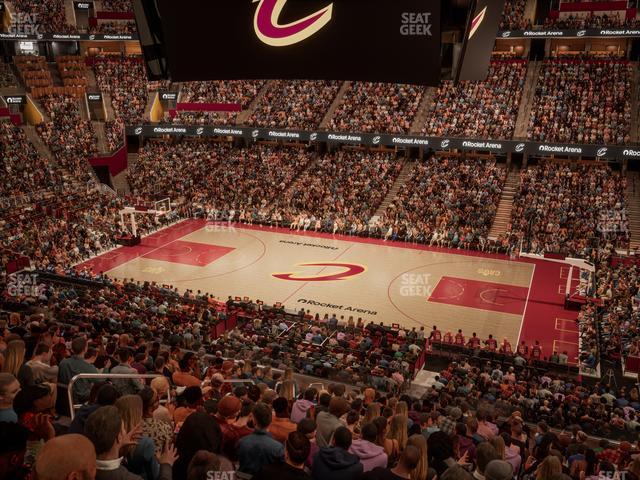 Rocket Arena - Section Club 106 Seat View Rocket Arena - Section Club 106 Seat View