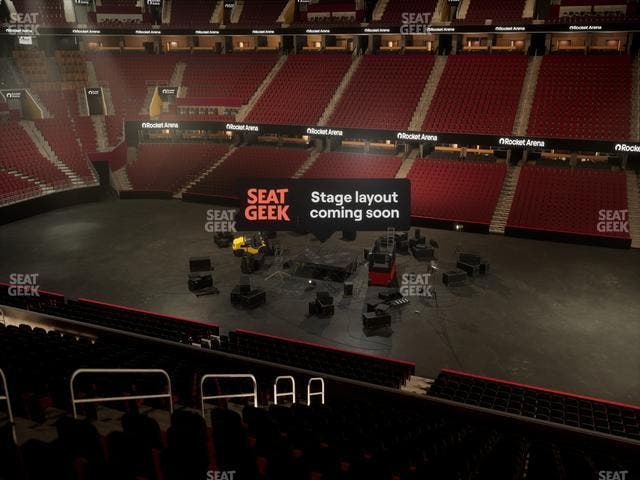 Rocket Arena - Section Club 106 Seat View