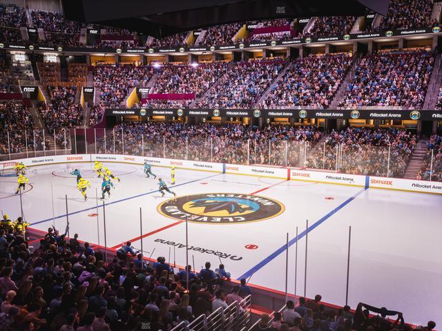 Rocket Arena - Section Club 106 Seat View