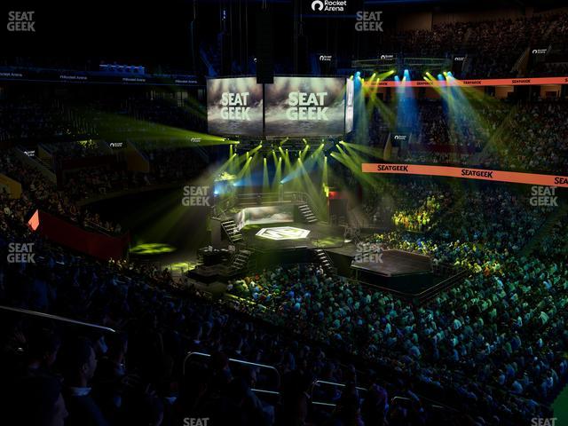 Rocket Arena - Section Club 107 Seat View Rocket Arena - Section Club 107 Seat View