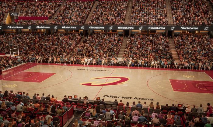 Rocket Arena - Section Club 107 Seat View