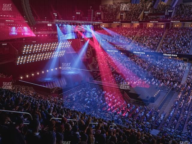 Rocket Arena - Section Club 107 Seat View