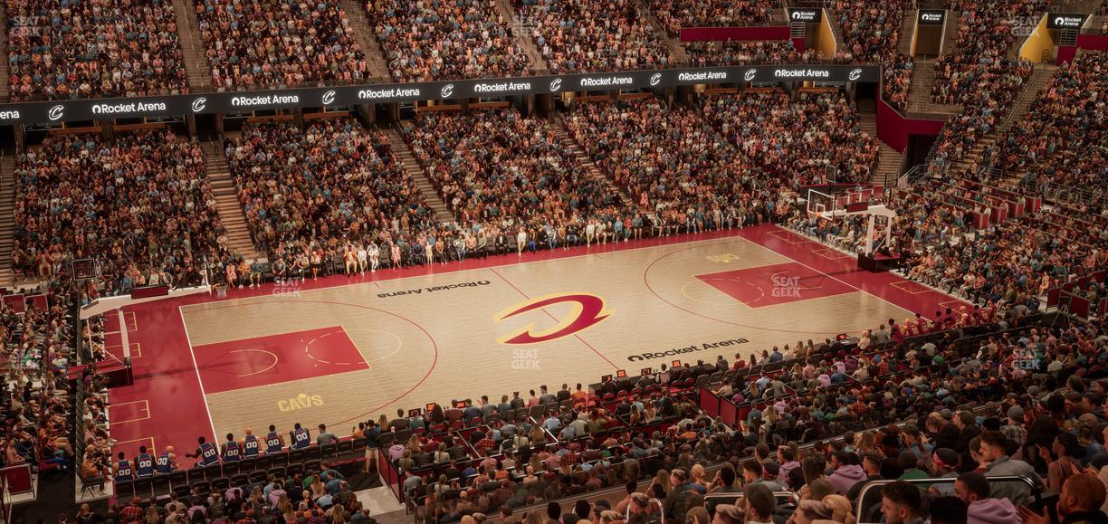 Rocket Arena - Section Club 109 Seat View