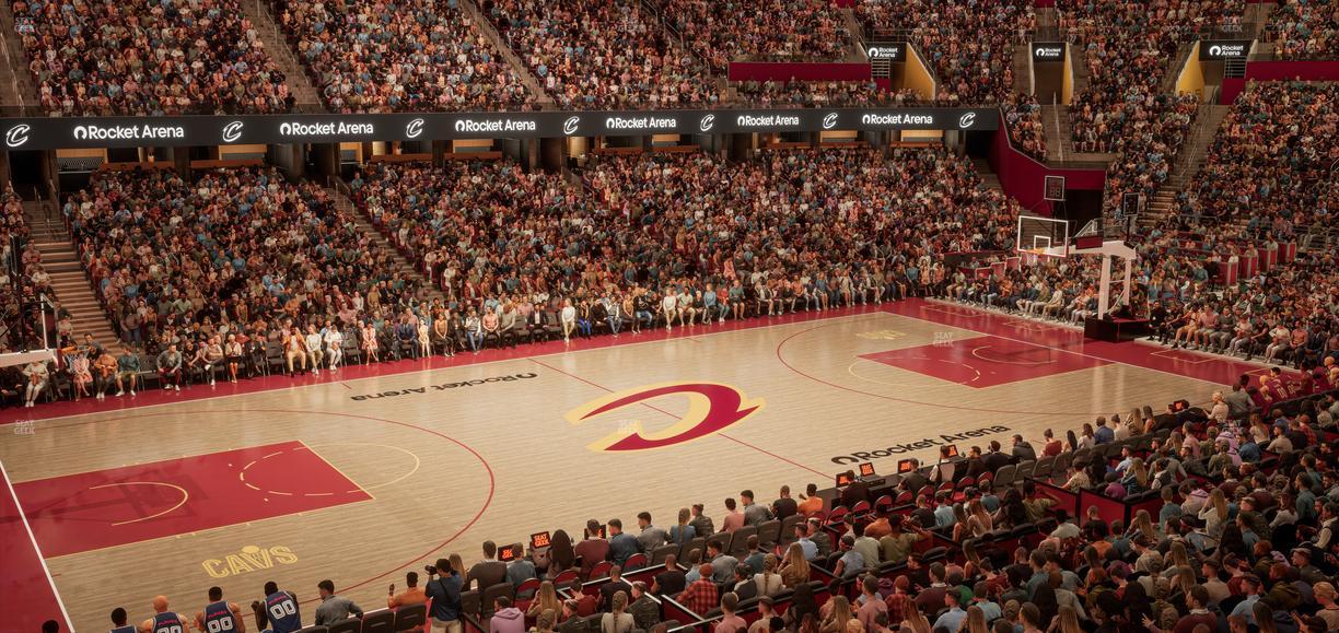 Rocket Arena - Section Club 109 Seat View