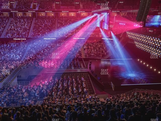 Rocket Arena - Section Club 119 Seat View