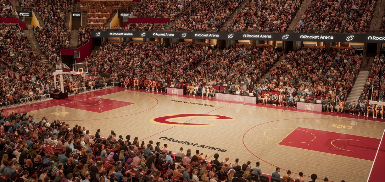 Rocket Arena - Section Club 119 Seat View