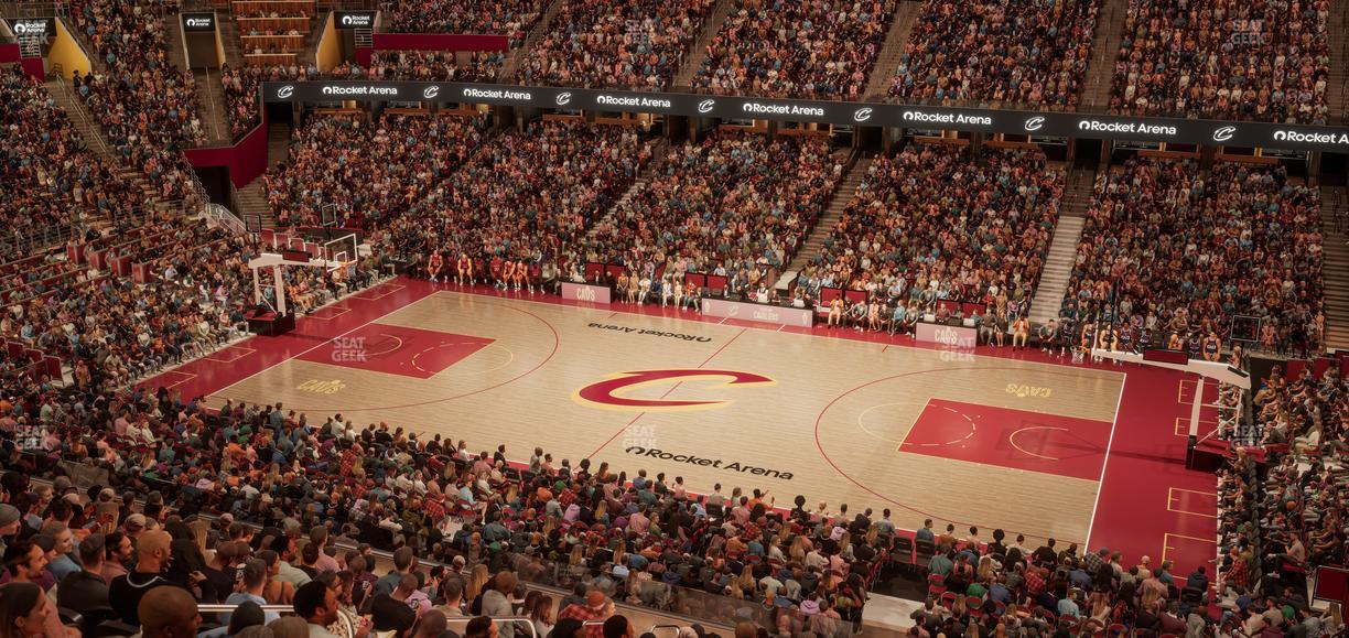 Rocket Arena - Section Club 119 Seat View