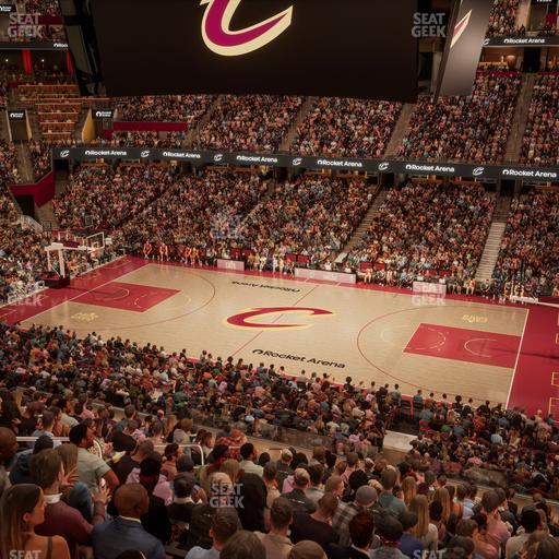 Rocket Arena - Section Club 119 Seat View