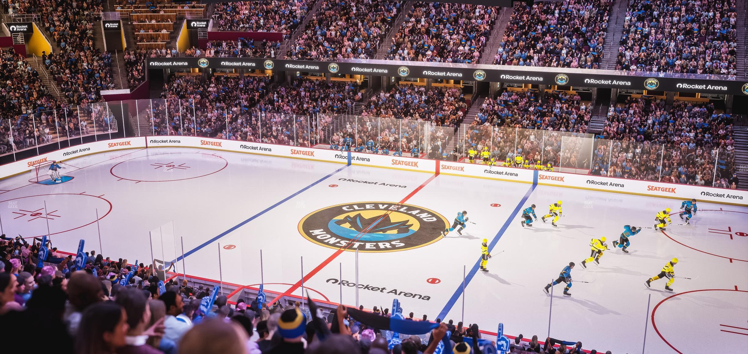 Rocket Arena - Section Club 119 Seat View