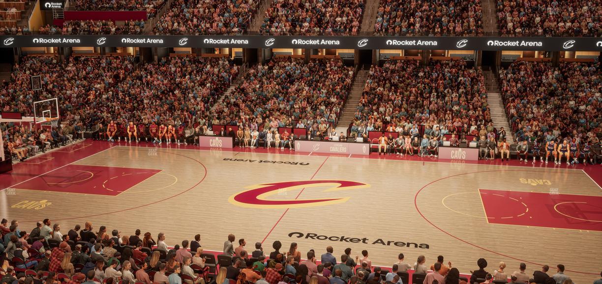 Rocket Arena - Section Club 120 Seat View
