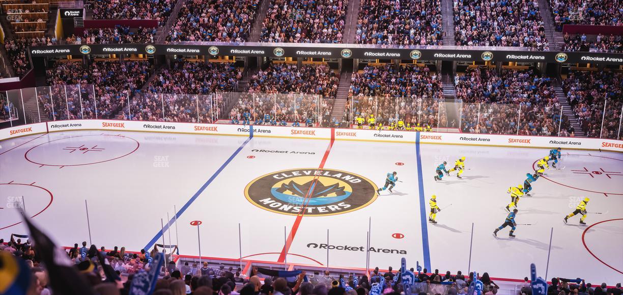 Rocket Arena - Section Club 120 Seat View