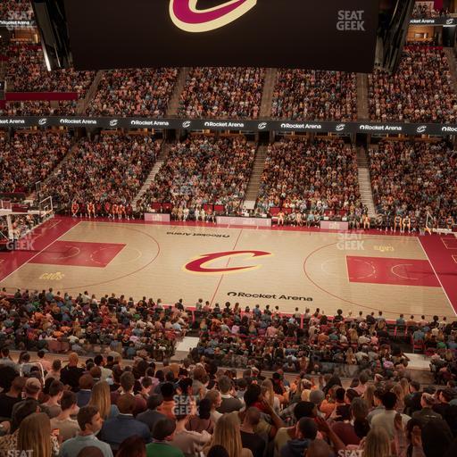 Rocket Arena - Section Club 120 Seat View