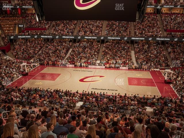 Rocket Arena - Section Club 120 Seat View