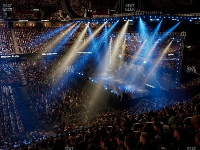Rocket Arena - Section Club 120 Seat View
