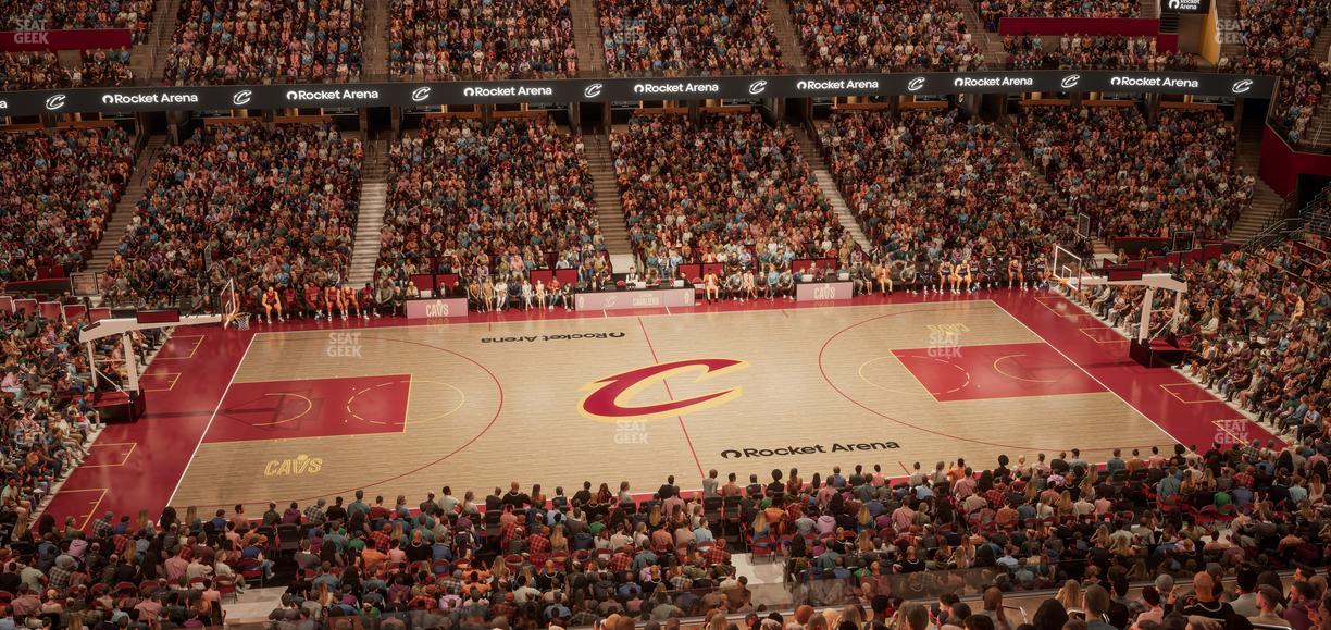 Rocket Arena - Section Club 121 Seat View