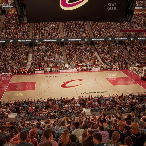 Rocket Arena - Section Club 121 Seat View