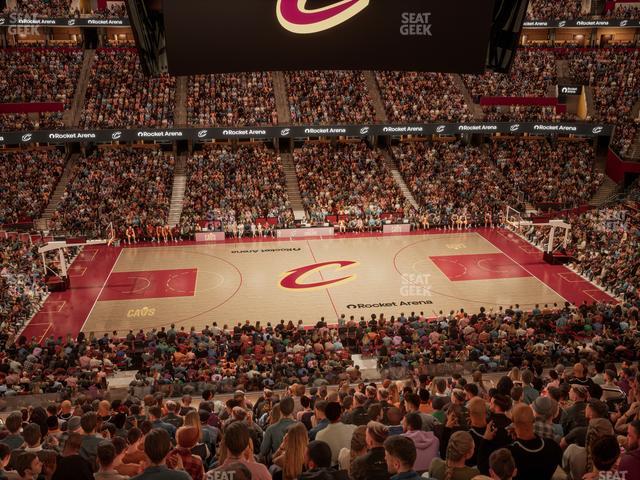 Rocket Arena - Section Club 121 Seat View Rocket Arena - Section Club 121 Seat View