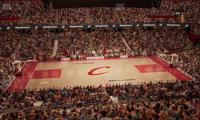 Rocket Arena - Section Club 121 Seat View